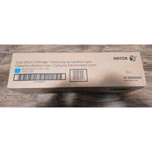 New Genuine Xerox 013R00660 Cyan Drum Cartridge 13R660 WC 7120 7125 7220 7225
